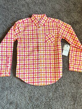 Sz12 Classic Prep Long Sleeve Stretch Buttondown